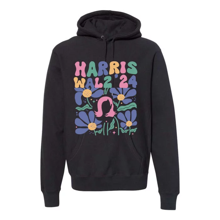 Harris Walz 24 Premium Hoodie