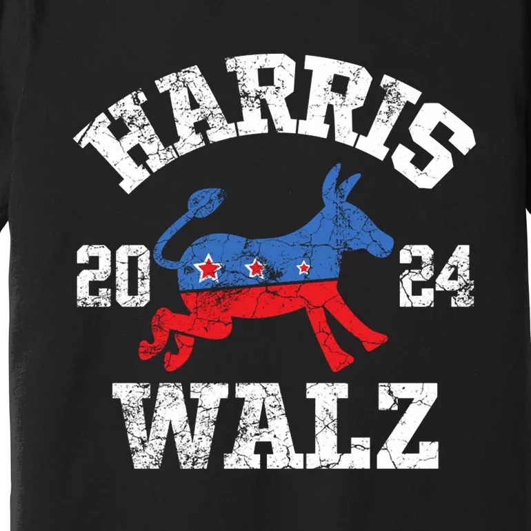 Harris Waltz 2024 Election Kamala Harris Tim Waltz 2024 Premium T-Shirt