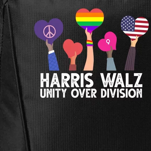 Harris Waltz 2024 Unity Over Division Lgbtq Equality City Backpack