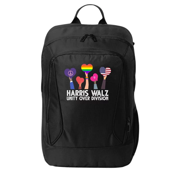 Harris Waltz 2024 Unity Over Division Lgbtq Equality City Backpack