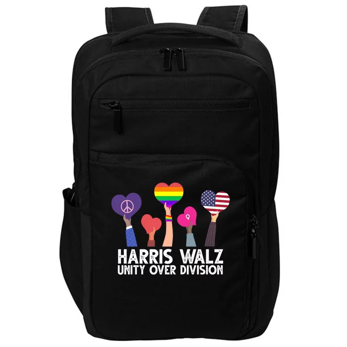 Harris Waltz 2024 Unity Over Division Lgbtq Equality Impact Tech Backpack