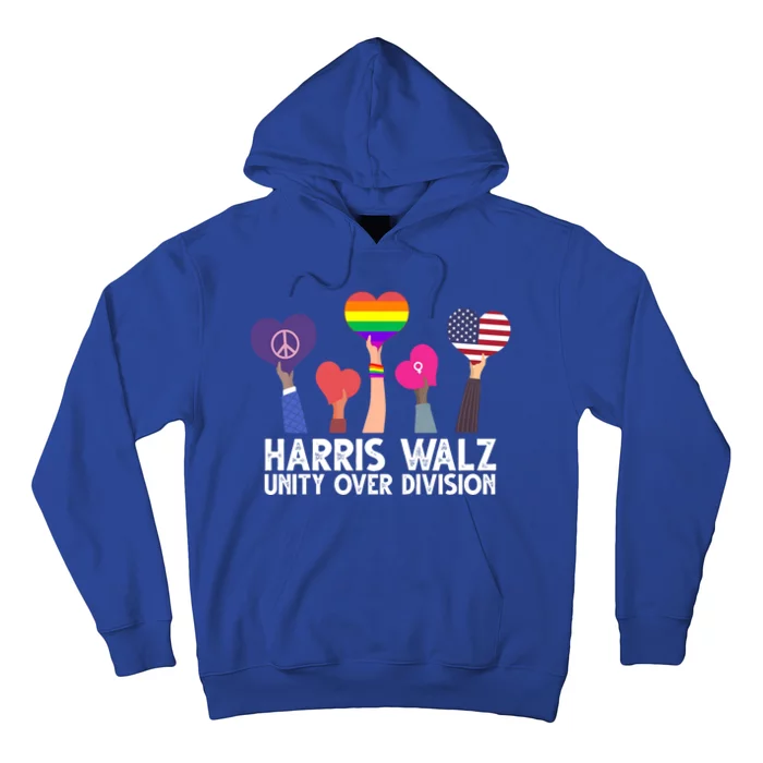 Harris Waltz 2024 Unity Over Division Lgbtq Equality Hoodie