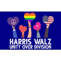 Harris Waltz 2024 Unity Over Division Lgbtq Equality Bumper Sticker