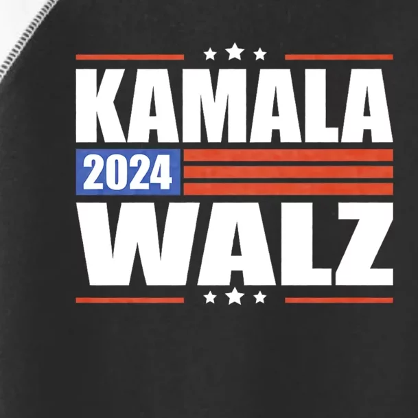 Harris Waltz 2024  Kamala Harris Tim Waltz 2024 Toddler Fine Jersey T-Shirt