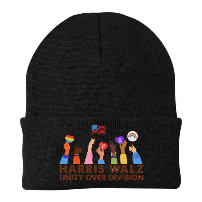 Harris Waltz 2024 Unity Over Division Gift Knit Cap Winter Beanie