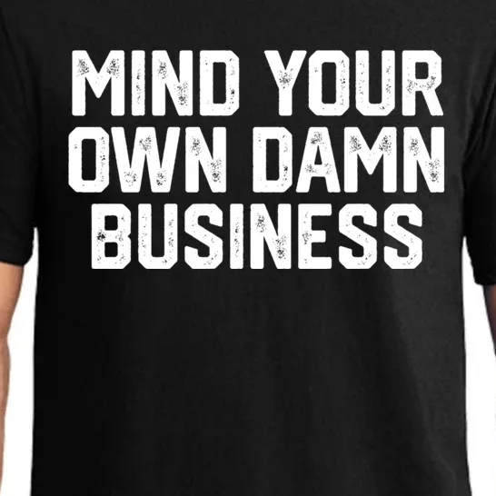 Harris Walz 2024 Mind Your Own Damn Business Pajama Set