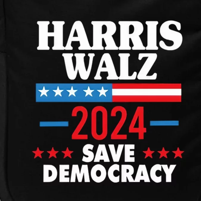 Harris Walz 2024 Save Democracy Impact Tech Backpack