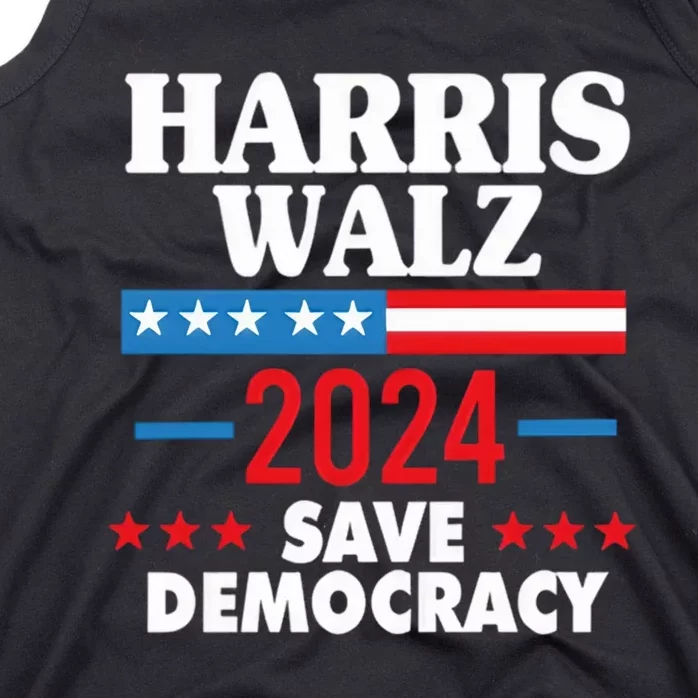 Harris Walz 2024 Save Democracy Tank Top