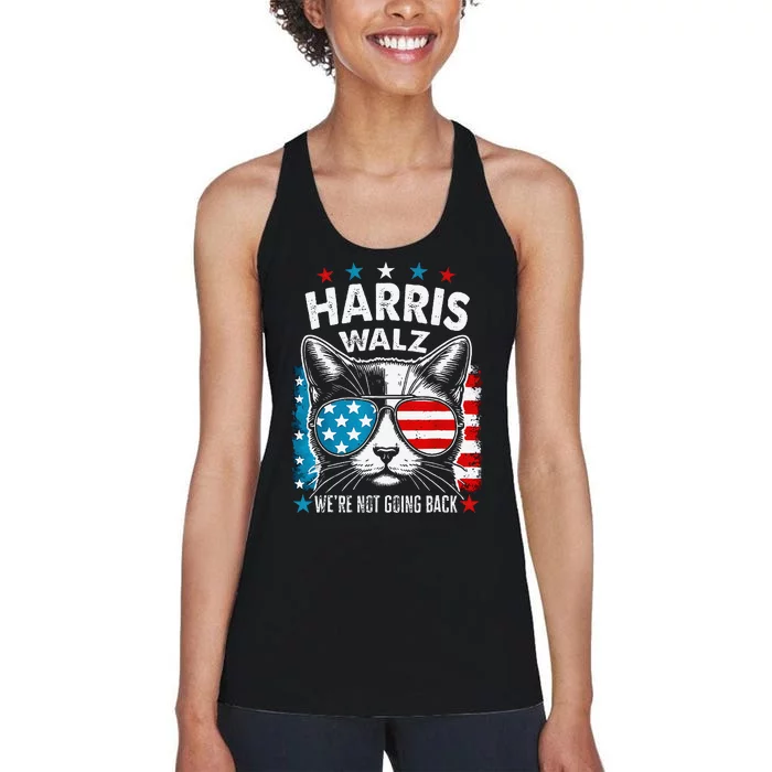 Harris Waltz 2024 Election Harris Waltz WeRe Not Going Back Women's Racerback Tank