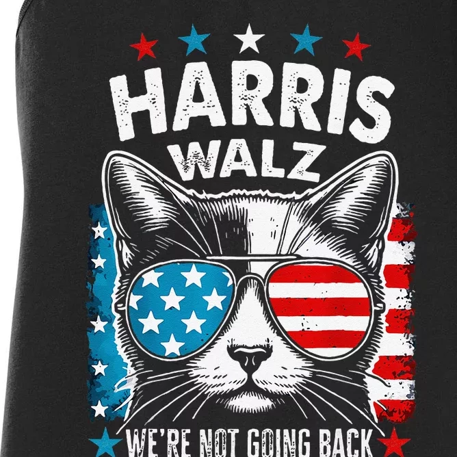 Harris Waltz 2024 Election Harris Waltz WeRe Not Going Back Women's Racerback Tank