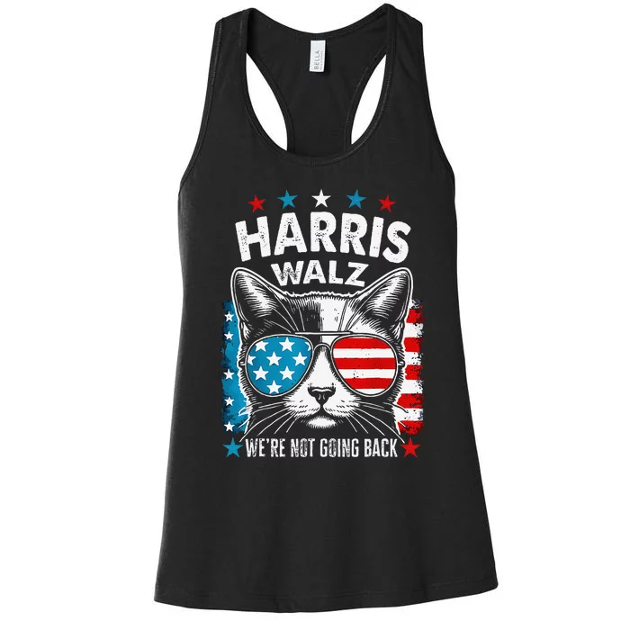 Harris Waltz 2024 Election Harris Waltz WeRe Not Going Back Women's Racerback Tank