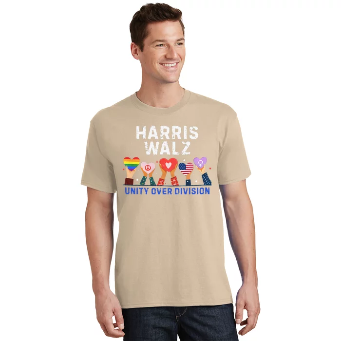 Harris Walz 2024 Unity Over Division Harris Walz 2024 T-Shirt