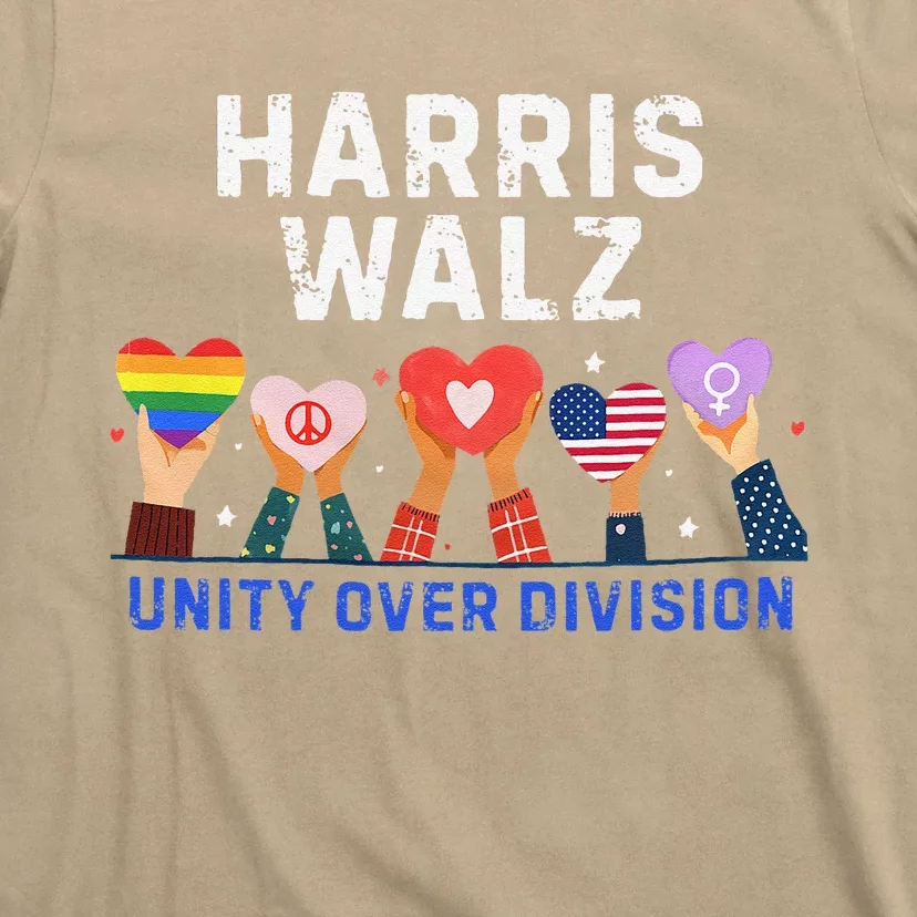 Harris Walz 2024 Unity Over Division Harris Walz 2024 T-Shirt