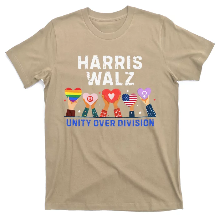 Harris Walz 2024 Unity Over Division Harris Walz 2024 T-Shirt