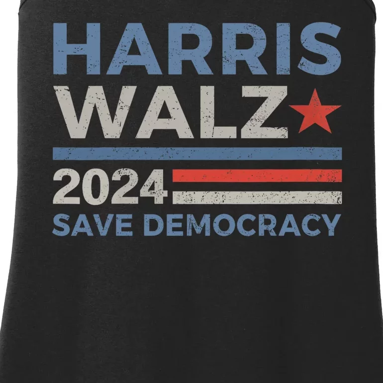 Harris Waltz 2024 Vice President Kamala Harris Tim Walz 2024 Ladies Essential Tank