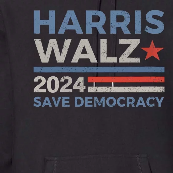 Harris Waltz 2024 Vice President Kamala Harris Tim Walz 2024 Premium Hoodie