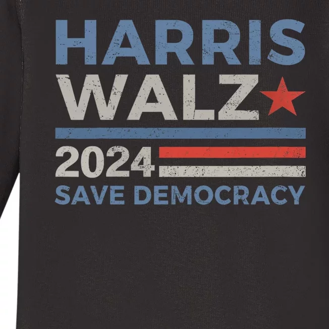 Harris Waltz 2024 Vice President Kamala Harris Tim Walz 2024 Baby Long Sleeve Bodysuit