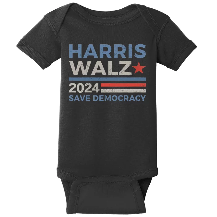 Harris Waltz 2024 Vice President Kamala Harris Tim Walz 2024 Baby Bodysuit