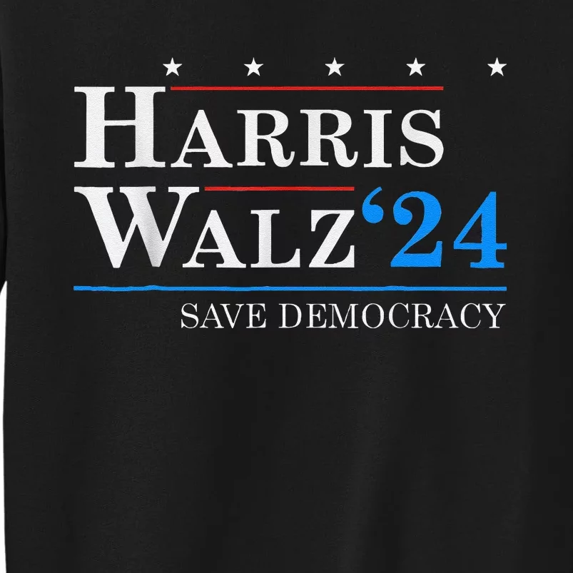 Harris Waltz 2024 Election Save Democracy Kamala Harris Sweatshirt