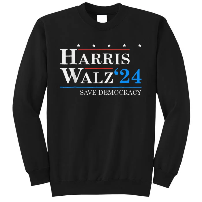 Harris Waltz 2024 Election Save Democracy Kamala Harris Sweatshirt