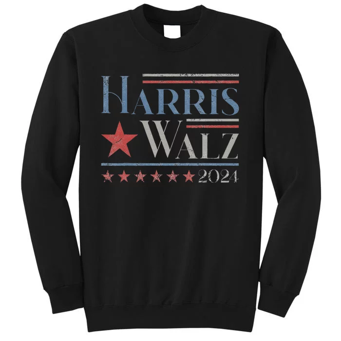 Harris Waltz 2024 Election Vote Kamala Harris Tim Waltz 2024 Tall Sweatshirt