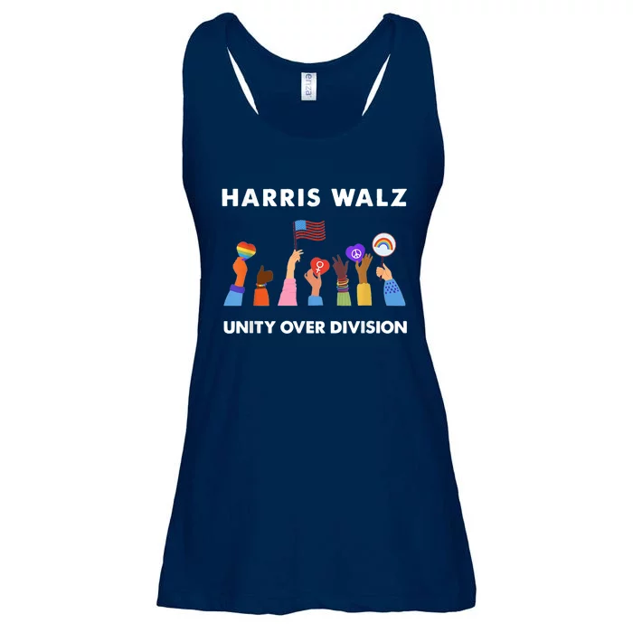 Harris Waltz 2024 Unity Over Division Ladies Essential Flowy Tank