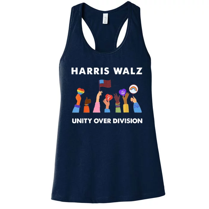 Harris Waltz 2024 Unity Over Division Women's Racerback Tank