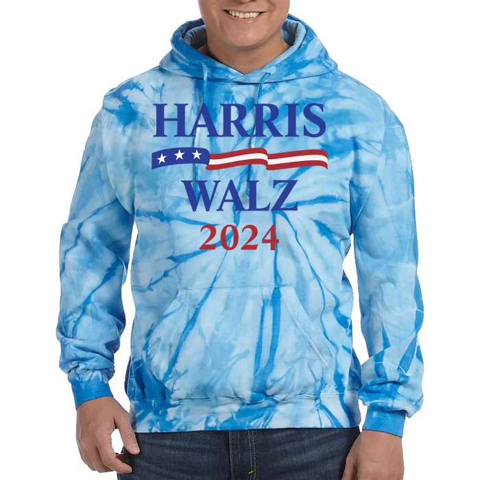 Harris Waltz 2024 Usa Harris Walz 2024 Tie Dye Hoodie