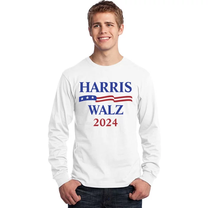 Harris Waltz 2024 Usa Harris Walz 2024 Tall Long Sleeve T-Shirt