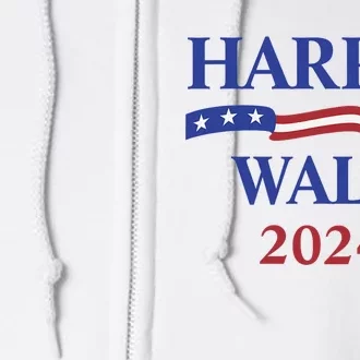 Harris Waltz 2024 Usa Harris Walz 2024 Full Zip Hoodie