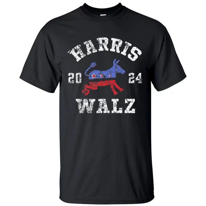 Harris Walz 2024 Election Kamala Harris Tim Waltz 2024 Gift Tall T-Shirt