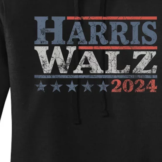 Harris Waltz 2024 Election Kamala Harris Tim Waltz 2024 Women's Pullover Hoodie