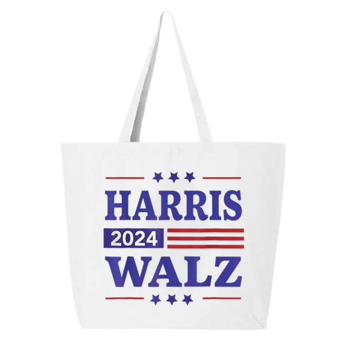 Harris Waltz 2024 Election Kamala Harris Tim Waltz24 25L Jumbo Tote