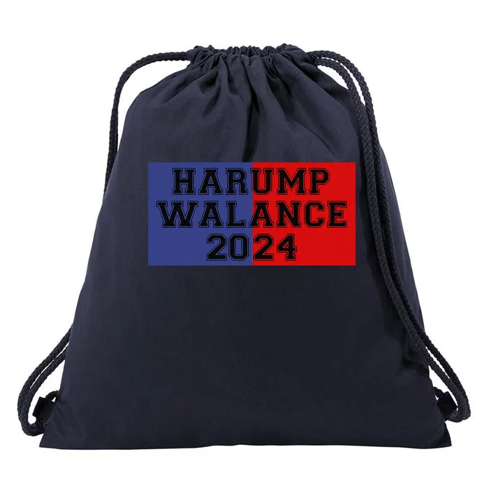 Harump Walance 2024 Harris Trump Walz Vance Funny 2024 Drawstring Bag