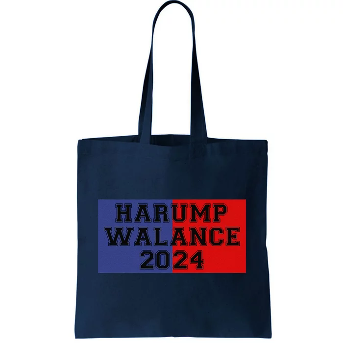 Harump Walance 2024 Harris Trump Walz Vance Funny 2024 Tote Bag