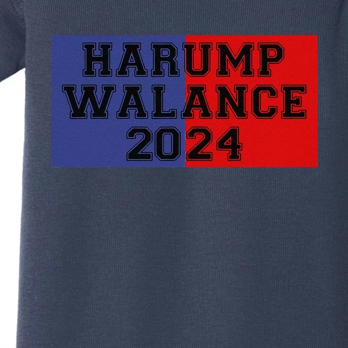 Harump Walance 2024 Harris Trump Walz Vance Funny 2024 Baby Bodysuit