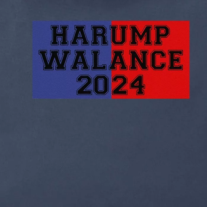 Harump Walance 2024 Harris Trump Walz Vance Funny 2024 Zip Tote Bag