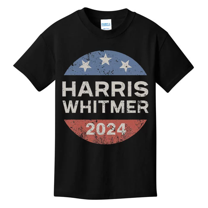 Harris Whitmer 2024 Vintage Button Kids T-Shirt