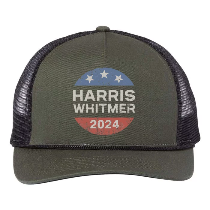 Harris Whitmer 2024 Vintage Button Retro Rope Trucker Hat Cap