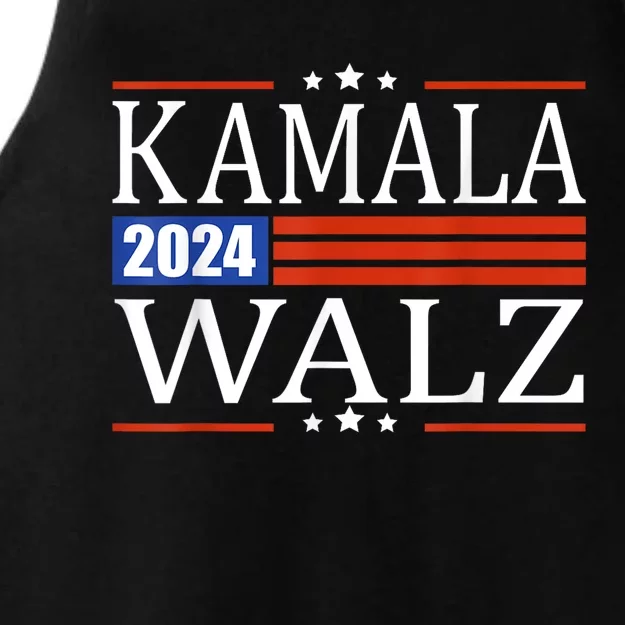 Harris Waltz 2024 Kamala Harris Tim Waltz 2024 Ladies Tri-Blend Wicking Tank