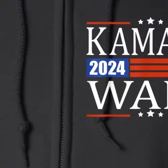 Harris Waltz 2024 Kamala Harris Tim Waltz 2024 Full Zip Hoodie