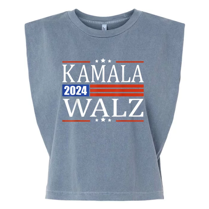 Harris Waltz 2024 Kamala Harris Tim Waltz 2024 Garment-Dyed Women's Muscle Tee