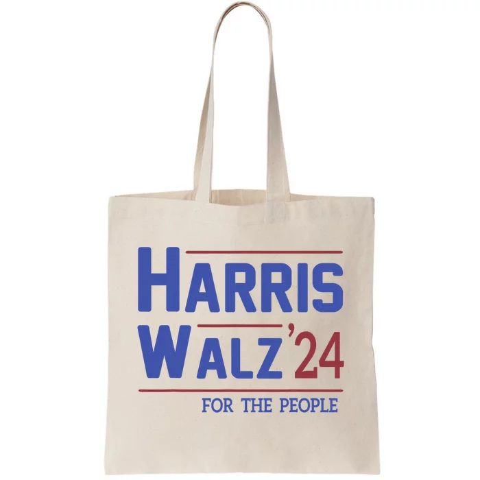 Harris Walz 2024 President American Flag Kamala Harris Waltz Tote Bag