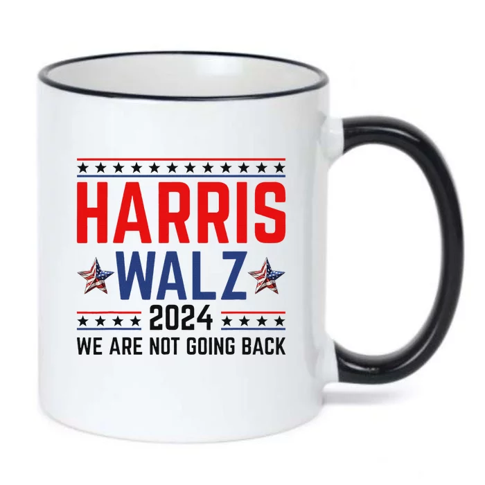 Harris Waltz 2024 Kamala Tim Election Campaign Art Black Color Changing Mug