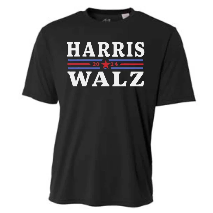 Harris Waltz 2024 Election Kamala Harris Tim Waltz 2024 Gift Cooling Performance Crew T-Shirt