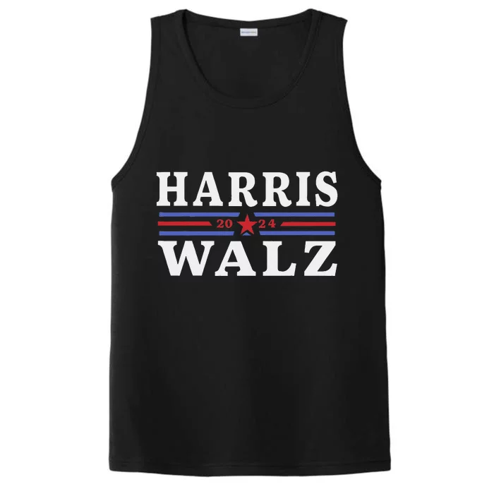 Harris Waltz 2024 Election Kamala Harris Tim Waltz 2024 Gift Performance Tank