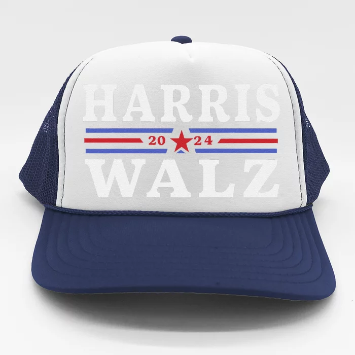 Harris Waltz 2024 Election Kamala Harris Tim Waltz 2024 Gift Trucker Hat