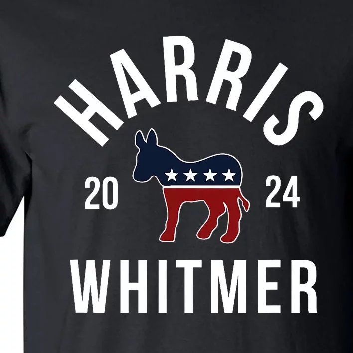 Harris Whitmer 2024 Vote Kamala Harris Gretchen Whitmer 24 Tall T-Shirt