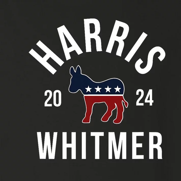 Harris Whitmer 2024 Vote Kamala Harris Gretchen Whitmer 24 Toddler Long Sleeve Shirt