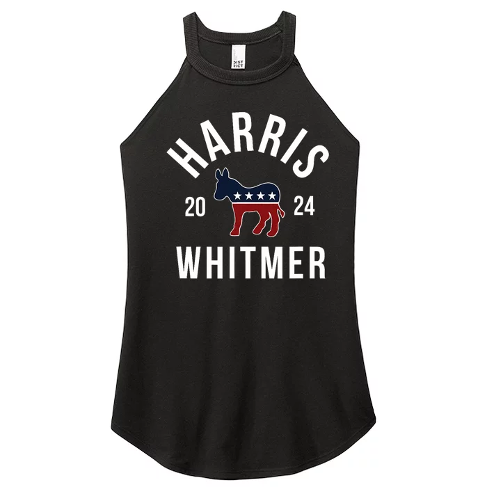 Harris Whitmer 2024 Vote Kamala Harris Gretchen Whitmer 24 Women’s Perfect Tri Rocker Tank